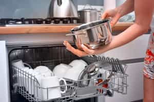 Pots and pans in the dishwasher